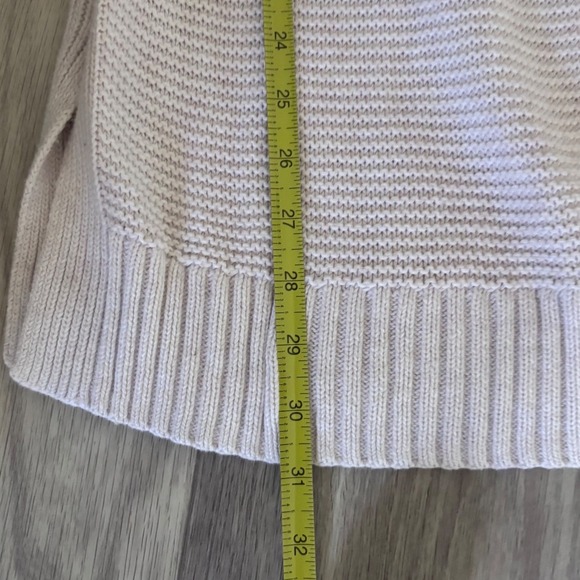 GAP Cotton Oatmeal Knit Sweater Tank Top M Lightweight Knit Neutral Layering - Picture 5 of 11